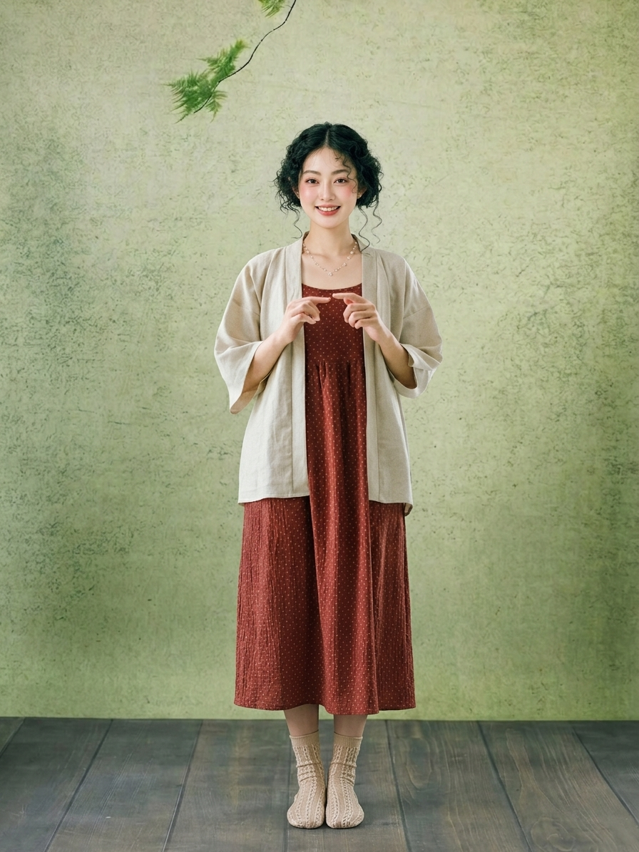 Vintage Linen Printed Top